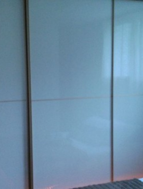 화이트 슬라이드 붙박이장